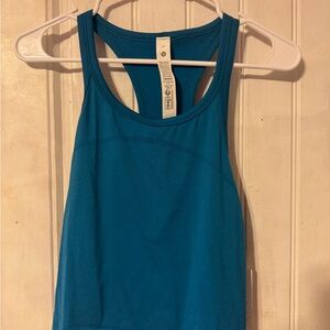 LuluLemon Blue Racerback Tank Top